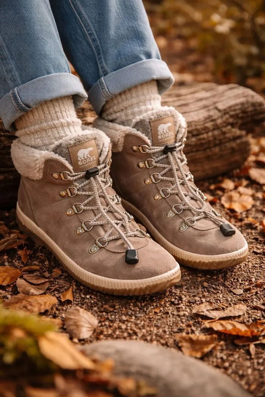 SOREL Women's Out N About Plus Conquest Boots Z27105* Size 3